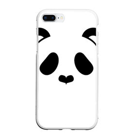 Чехол для iPhone 7Plus/8 Plus матовый с принтом Panda в Екатеринбурге, Силикон | Область печати: задняя сторона чехла, без боковых панелей | Тематика изображения на принте: panda | животные | медведь | мишка | панда