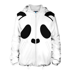 Мужская куртка 3D с принтом Panda в Екатеринбурге, ткань верха — 100% полиэстер, подклад — флис | прямой крой, подол и капюшон оформлены резинкой с фиксаторами, два кармана без застежек по бокам, один большой потайной карман на груди. Карман на груди застегивается на липучку | panda | животные | медведь | мишка | панда
