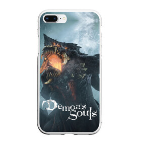 Чехол для iPhone 7Plus/8 Plus матовый с принтом Demons Souls в Екатеринбурге, Силикон | Область печати: задняя сторона чехла, без боковых панелей | armor | dark souls | demons souls | dragon | fire | games | knight | namco bandai | nextgen | playstation 5 | praise the sun | ps5 | броня | восславь солнце | дарк соулс | демон соулс | дракон | игры | некстген | огонь | плейстейшен 5 | пс5 | рыцарь | тем