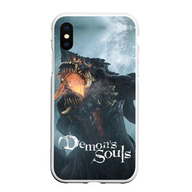 Чехол для iPhone XS Max матовый с принтом Demons Souls в Екатеринбурге, Силикон | Область печати: задняя сторона чехла, без боковых панелей | armor | dark souls | demons souls | dragon | fire | games | knight | namco bandai | nextgen | playstation 5 | praise the sun | ps5 | броня | восславь солнце | дарк соулс | демон соулс | дракон | игры | некстген | огонь | плейстейшен 5 | пс5 | рыцарь | тем