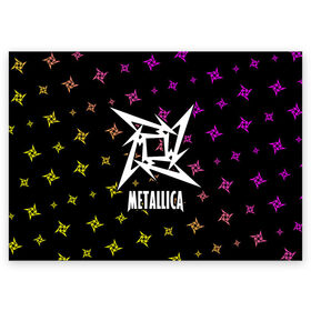 Поздравительная открытка с принтом METALLICA / МЕТАЛЛИКА в Екатеринбурге, 100% бумага | плотность бумаги 280 г/м2, матовая, на обратной стороне линовка и место для марки
 | hetfield | james | logo | metal | metalica | metallica | music | rock | star | джеймс | звезда | знак | ларс | лого | логотип | логотипы | метал | металика | металлика | музыка | рок | символ | символы | ульрих | хэтфилд