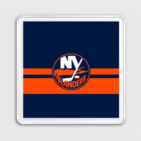 Магнит 55*55 с принтом NY ISLANDERS NHL в Екатеринбурге, Пластик | Размер: 65*65 мм; Размер печати: 55*55 мм | Тематика изображения на принте: hockey | islanders | logo | new york | ny | sport | usa | исландерс | логотип | нхл | нью йорк | спорт | хоккей