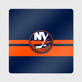 Магнит виниловый Квадрат с принтом NY ISLANDERS NHL в Екатеринбурге, полимерный материал с магнитным слоем | размер 9*9 см, закругленные углы | Тематика изображения на принте: hockey | islanders | logo | new york | ny | sport | usa | исландерс | логотип | нхл | нью йорк | спорт | хоккей