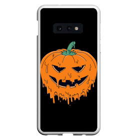 Чехол для Samsung S10E с принтом Halloween в Екатеринбурге, Силикон | Область печати: задняя сторона чехла, без боковых панелей | cat | ghost | halloween | monster | skull | zombie | зомби | кладбище | кот | кошка | летучая | монстр | монстры | мышь | приведение | приведения | призрак | призраки | тыква | хэллоуин | череп