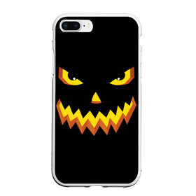 Чехол для iPhone 7Plus/8 Plus матовый с принтом Halloween в Екатеринбурге, Силикон | Область печати: задняя сторона чехла, без боковых панелей | cat | ghost | halloween | monster | skull | zombie | зомби | кладбище | кот | кошка | летучая | монстр | монстры | мышь | приведение | приведения | призрак | призраки | тыква | хэллоуин | череп