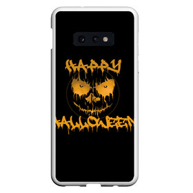 Чехол для Samsung S10E с принтом Halloween в Екатеринбурге, Силикон | Область печати: задняя сторона чехла, без боковых панелей | cat | ghost | halloween | monster | skull | zombie | зомби | кладбище | кот | кошка | летучая | монстр | монстры | мышь | приведение | приведения | призрак | призраки | тыква | хэллоуин | череп