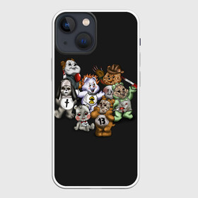 Чехол для iPhone 13 mini с принтом Страшные Мишки в Екатеринбурге,  |  | cat | ghost | halloween | monster | zombie | зомби | кино | кладбище | кот | кошка | летучая | медведь | мишка | монстр | монстры | мышь | плюшевый | приведение | приведения | призрак | призраки | тыква | фильм 