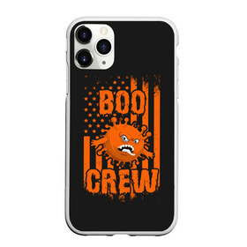 Чехол для iPhone 11 Pro Max матовый с принтом Boo Crew (covid19) в Екатеринбурге, Силикон |  | 19 | america | boo | cat | covid | covid 19 | covid19 | ghost | halloween | monster | ncov | zombie | америка | бу | вирус | кладбище | коронавирус | монстр | монстры | приведение | приведения | призрак | призраки | тыква | хэллоу