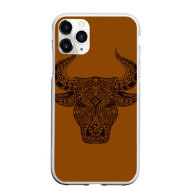Чехол для iPhone 11 Pro матовый с принтом Святая корова в Екатеринбурге, Силикон |  | голова быка | голова коровы | инь янь. | корова | татуировки | узоры