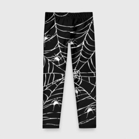 Детские леггинсы 3D с принтом Паутина с пауками в Екатеринбурге, полиэстер 85%, спандекс 15% | эластичный пояс, зауженный крой | Тематика изображения на принте: black and white | darkness | halloween | horror | night | spider | web | готика | жуки | жуткий | мальчикам | насекомые | нечисть | нити | ночные | ночь | пауки | паутина | подарок | сетка | страшный | темный | тьма | хеллоуин | хоррор
