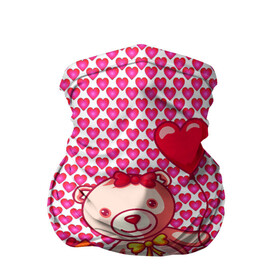 Бандана-труба 3D с принтом Медвежонок сюрприз в Екатеринбурге, 100% полиэстер, ткань с особыми свойствами — Activecool | плотность 150‒180 г/м2; хорошо тянется, но сохраняет форму | baby | bear | love is | teddy | valentines | бабочка | бантик | валентина | влюбленный | воздушный шарик | девочка | игрушка | лучшая мама | любимая жена | люблю | любовь | малыш | марта | медведь | медвежата | милый