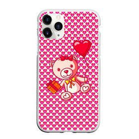 Чехол для iPhone 11 Pro матовый с принтом Медвежонок сюрприз в Екатеринбурге, Силикон |  | baby | bear | love is | teddy | valentines | бабочка | бантик | валентина | влюбленный | воздушный шарик | девочка | игрушка | лучшая мама | любимая жена | люблю | любовь | малыш | марта | медведь | медвежата | милый