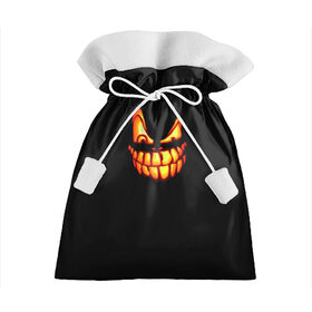 Подарочный 3D мешок с принтом Halloween в Екатеринбурге, 100% полиэстер | Размер: 29*39 см | halloween | jack | lantern | pumpkin | светильник джека | хэллоуин