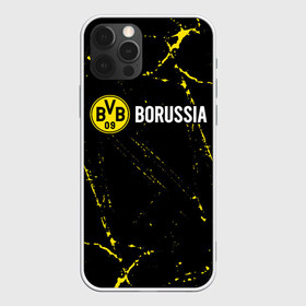 Чехол для iPhone 12 Pro Max с принтом BORUSSIA Боруссия в Екатеринбурге, Силикон |  | borussia | club | dortmund | footbal | logo | боруссия | дортмунд | знак | клуб | логотип | логотипы | символ | символы | форма | футбол | футбольная | футбольный