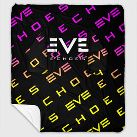 Плед с рукавами с принтом EVE ECHOES ИВ ЭХО в Екатеринбурге, 100% полиэстер | Закругленные углы, все края обработаны. Ткань не мнется и не растягивается. Размер 170*145 | echo | echoes | eve | game | games | logo | online | space | ев онлайн | ев эхо | еве | ив онлайн | ив эхо | игра | игры | космос | лого | логотип | логотипы | онлайн | символ | символы | эхо | эхос