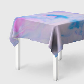 Скатерть 3D с принтом BluePink в Екатеринбурге, 100% полиэстер (ткань не мнется и не растягивается) | Размер: 150*150 см | gradient | swirl | swirly | абстракция | акварель | без дизайна | волны | голубая | градиент | графика | краски | на каждый день | облака | омбре | разноцветные разводы | рисунок | розовая | розовый | софтовая