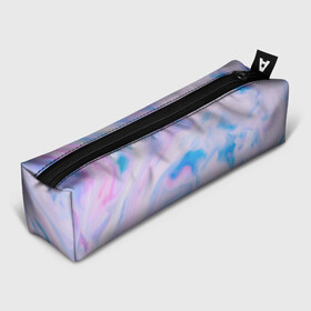 Пенал 3D с принтом BluePink в Екатеринбурге, 100% полиэстер | плотная ткань, застежка на молнии | gradient | swirl | swirly | абстракция | акварель | без дизайна | волны | голубая | градиент | графика | краски | на каждый день | облака | омбре | разноцветные разводы | рисунок | розовая | розовый | софтовая