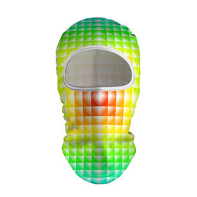 Балаклава 3D с принтом Абстракция в Екатеринбурге, 100% полиэстер, ткань с особыми свойствами — Activecool | плотность 150–180 г/м2; хорошо тянется, но при этом сохраняет форму. Закрывает шею, вокруг отверстия для глаз кайма. Единый размер | Тематика изображения на принте: абстрактные | абстрактный | абстракция | квадрат | квадраты | плитка | плитки | плиточки | светящиеся | яркие | яркий