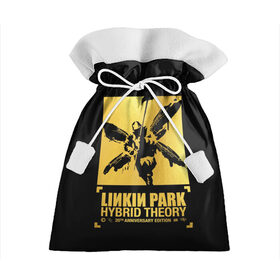 Подарочный 3D мешок с принтом Hybrid Theory 20th Anniversary в Екатеринбурге, 100% полиэстер | Размер: 29*39 см | chester bennington | hybrid theory | linkin park | rock | беннингтон | линкин парк | рок | честер