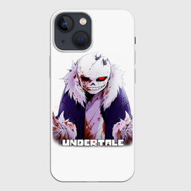 Чехол для iPhone 13 mini с принтом UNDERTALE в Екатеринбурге,  |  | sans | undertale | андертале | андертейл | игра | подземная история | подземная сказка | санс | ундертале