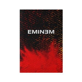 Обложка для паспорта матовая кожа с принтом EMINEM / ЭМИНЕМ в Екатеринбурге, натуральная матовая кожа | размер 19,3 х 13,7 см; прозрачные пластиковые крепления | eminem | logo | music | oldschool | rap | raper | еминем | лого | логотип | логотипы | музыка | музыкант | олдскул | рэп | рэпер | рэппер | символ | символы | эминем