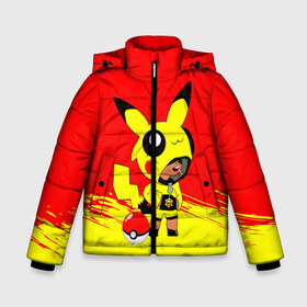 Зимняя куртка для мальчиков 3D с принтом Brawl stars Leon pikachu в Екатеринбурге, ткань верха — 100% полиэстер; подклад — 100% полиэстер, утеплитель — 100% полиэстер | длина ниже бедра, удлиненная спинка, воротник стойка и отстегивающийся капюшон. Есть боковые карманы с листочкой на кнопках, утяжки по низу изделия и внутренний карман на молнии. 

Предусмотрены светоотражающий принт на спинке, радужный светоотражающий элемент на пуллере молнии и на резинке для утяжки | crow | mortis | pika pika | pokemon go | surge | биби | бравл старс | бравлер | герои | девочкам | детям | джесси | леон пикачу | логотипы игр | малыш | мальчикам | милый | нита | пика пика | пикачу | покебол | покемон