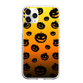 Чехол для iPhone 11 Pro матовый с принтом Halloween - Тыквы в Екатеринбурге, Силикон |  | halloween | jack lantern | trick or treat | день всех святых | день мертвых | конфеты или жизнь | лицо тыквы | праздник | рожи | светильник джека | страшно | тыква | тыква с лицом | тыквенный | тыквы | ужасы