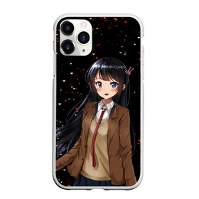 Чехол для iPhone 11 Pro Max матовый с принтом Май Сакураджима в Екатеринбурге, Силикон |  | anime | mai sakurajima | seishun buta yarou wa bunny girl senpai no yume wo minai | аниме | вайфу | май сакураджима | этот глупый свин не понимает мечту девочки зайки