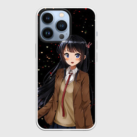 Чехол для iPhone 13 Pro с принтом Май Сакураджима в Екатеринбурге,  |  | anime | mai sakurajima | seishun buta yarou wa bunny girl senpai no yume wo minai | аниме | вайфу | май сакураджима | этот глупый свин не понимает мечту девочки зайки