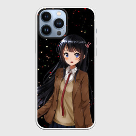 Чехол для iPhone 13 Pro Max с принтом Май Сакураджима в Екатеринбурге,  |  | anime | mai sakurajima | seishun buta yarou wa bunny girl senpai no yume wo minai | аниме | вайфу | май сакураджима | этот глупый свин не понимает мечту девочки зайки