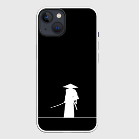 Чехол для iPhone 13 с принтом Одинокий самурай в Екатеринбурге,  |  | japan | аниме | вакидзаси | катакана | катана | мафия | меч | самурай | танто | тати | хирогана | якудза | японец | япония | японский