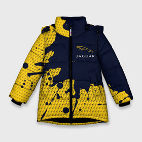 Зимняя куртка для девочек 3D с принтом JAGUAR Ягуар в Екатеринбурге, ткань верха — 100% полиэстер; подклад — 100% полиэстер, утеплитель — 100% полиэстер. | длина ниже бедра, удлиненная спинка, воротник стойка и отстегивающийся капюшон. Есть боковые карманы с листочкой на кнопках, утяжки по низу изделия и внутренний карман на молнии. 

Предусмотрены светоотражающий принт на спинке, радужный светоотражающий элемент на пуллере молнии и на резинке для утяжки. | 