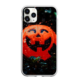 Чехол для iPhone 11 Pro Max матовый с принтом Pumpkin в Екатеринбурге, Силикон |  | Тематика изображения на принте: halloween | pumpkin head devil | тыква джек | хэллоуин