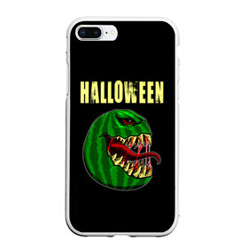 Чехол для iPhone 7Plus/8 Plus матовый с принтом Halloween злобный арбуз в Екатеринбурге, Силикон | Область печати: задняя сторона чехла, без боковых панелей | Тематика изображения на принте: 31 октября | halloween | halowen | ведьма | день всех святых | джек | костюм | кровь | лого | монстр | надпись | праздник | приведение | призрак | светильник | символ | страшная | тыква | ужасы | хеллоуин | хеллуин