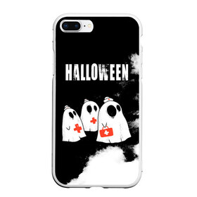 Чехол для iPhone 7Plus/8 Plus матовый с принтом Halloween медицина в Екатеринбурге, Силикон | Область печати: задняя сторона чехла, без боковых панелей | Тематика изображения на принте: 31 октября | halloween | halowen | ведьма | день всех святых | джек | костюм | кровь | лого | монстр | надпись | праздник | приведение | призрак | светильник | символ | страшная | тыква | ужасы | хеллоуин | хеллуин