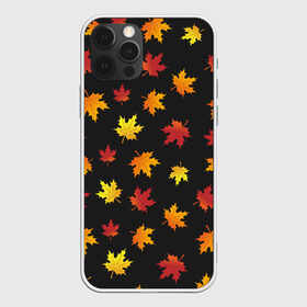 Чехол для iPhone 12 Pro Max с принтом Кленовые Листья в Екатеринбурге, Силикон |  | leaves | nature | pattern | дерево | деревья | желтые листья | клен | кленовые листья | листья | листья фон | осенние листья | осень | патерн | паттерн | природа | растения | рисунок