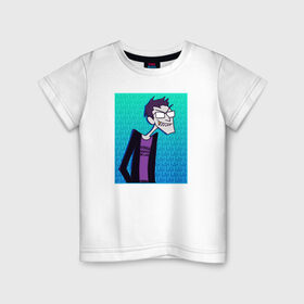 Детская футболка хлопок с принтом БАН в Екатеринбурге, 100% хлопок | круглый вырез горловины, полуприлегающий силуэт, длина до линии бедер | mc lao | mclao | бан | блогер | богатыри | лайрафортнайт | мельница | мслао
