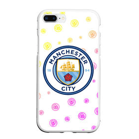 Чехол для iPhone 7Plus/8 Plus матовый с принтом MANCHESTER CITY Манчестер Сити в Екатеринбурге, Силикон | Область печати: задняя сторона чехла, без боковых панелей | city | club | footbal | logo | manchester | знак | клуб | логотип | логотипы | манчестер | символ | символы | сити | форма | футбол | футбольная | футбольный