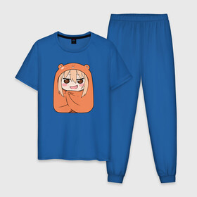 Мужская пижама хлопок с принтом Himouto! Umaru-chan  в Екатеринбурге, 100% хлопок | брюки и футболка прямого кроя, без карманов, на брюках мягкая резинка на поясе и по низу штанин
 | anime himouto | anime umaru | himoto | himouto | himouto umaru | himouto umaru chan | umaru | umaru chan | аниме | аниме умару | аниме химото | двуличная сестренка умару | умару | химото | химото умару тян