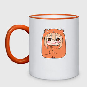 Кружка двухцветная с принтом Himouto! Umaru-chan в Екатеринбурге, керамика | объем — 330 мл, диаметр — 80 мм. Цветная ручка и кайма сверху, в некоторых цветах — вся внутренняя часть | Тематика изображения на принте: anime himouto | anime umaru | himoto | himouto | himouto umaru | himouto umaru chan | umaru | umaru chan | аниме | аниме умару | аниме химото | двуличная сестренка умару | умару | химото | химото умару тян