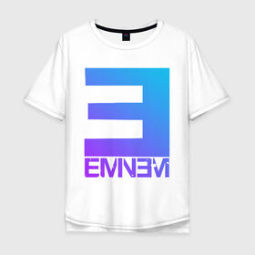 Мужская футболка хлопок Oversize с принтом EMINEM в Екатеринбурге, 100% хлопок | свободный крой, круглый ворот, “спинка” длиннее передней части | eminem | rap | актёр | американский рэпер | композитор | маршалл | продюсер | рэп | рэпер | эминем