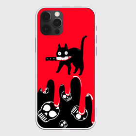 Чехол для iPhone 12 Pro Max с принтом WHAT CAT в Екатеринбурге, Силикон |  | art | black | black cat | cat | dark | dark cat | halloween | what | what cat | what mem | арт | кот | кот арт | кот мем | мем | нож | праздник | прикол | прикольный кот | убица | хэллоуин | чёрный | чёрный кот | что | что мем