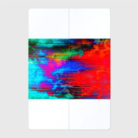 Магнитный плакат 2Х3 с принтом Glitch color storm в Екатеринбурге, Полимерный материал с магнитным слоем | 6 деталей размером 9*9 см | clouds | color | glitch | gradient | storm | глитч | градиент | краски | небо | облака | шторм