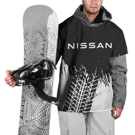 Накидка на куртку 3D с принтом NISSAN / Ниссан в Екатеринбурге, 100% полиэстер |  | auto | logo | moto | nissan | symbol | авто | автомобиль | гонки | знак | лого | логотип | логотипы | марка | машина | мото | ниссан | символ | символы