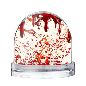 Снежный шар с принтом Стекающая кровь в Екатеринбурге, Пластик | Изображение внутри шара печатается на глянцевой фотобумаге с двух сторон | 2020 | blood | halloween | капли | кровавый | кровь | пятна | следы | стекающая | хэллоуин | хэлоуин