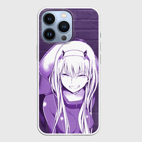 Чехол для iPhone 13 Pro с принтом Zero Two brickwall в Екатеринбурге,  |  | darling | darling in the franxx | zero two | вайфу | зеро ту | код 002 | любимый во франксе | франкс