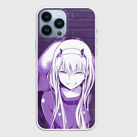 Чехол для iPhone 13 Pro Max с принтом Zero Two brickwall в Екатеринбурге,  |  | darling | darling in the franxx | zero two | вайфу | зеро ту | код 002 | любимый во франксе | франкс