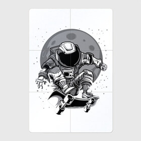 Магнитный плакат 2Х3 с принтом Космический скейт в Екатеринбурге, Полимерный материал с магнитным слоем | 6 деталей размером 9*9 см | арт | астронавт | звезда | звёзды | космический отдых | космонавт | космос | ночь | рисунок | скафандр | скейт | скейтборд