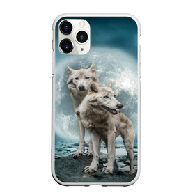 Чехол для iPhone 11 Pro матовый с принтом Волки альбиносы в Екатеринбурге, Силикон |  | альбинос | волк | волки | волчата | волчонок | зверь