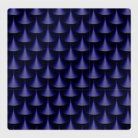 Магнитный плакат 3Х3 с принтом Scales в Екатеринбурге, Полимерный материал с магнитным слоем | 9 деталей размером 9*9 см | abstraction | illusion | pattern | purple | scales | shapes | shimmer | texture | waves | абстракция | волны | иллюзия | паттерн | переливаеться | текстура | фиолетовый | формы | чешуя